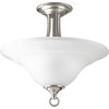 2-Light Close-To-Ceiling, Brushed Nickel