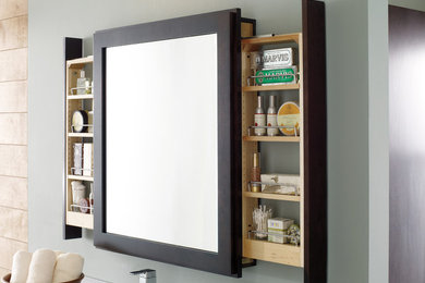 Example of a minimalist kitchen design in Other