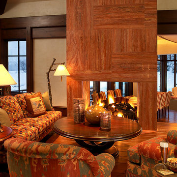 Mountaintop Modern Log Estate