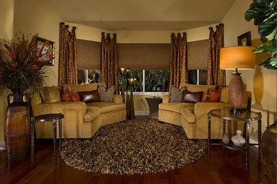 Inspiration for an eclectic living room remodel in San Diego