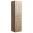 Kiss Bathroom Cabinet With Reversible Doors, Pale Wood