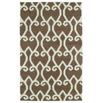 Kaleen - Kaleen Tradewinds Area Rug, 2'x3' - The Glam collection puts the fab in fabulous! No matter if your decorating style is simplistic casual living or Hollywood chic, this collection has something for everyone! New and innovative techniques for a flatweave rug, this collection features beautiful ombre colorations and trendy geometric prints. Each rug is handmade in India of 100% wool and is 100% reversible for years of enjoyment and durability.
