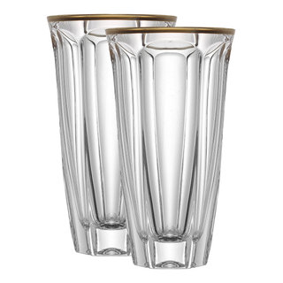 Kasualware 14oz Doublewall Insulated Drinking Glass Set/4