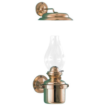 Weems and Plath Gimbal Oil Lamp With Smoke Bell