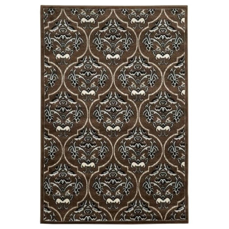 Hawthorne Collection 8' x 10' Rug in Brown