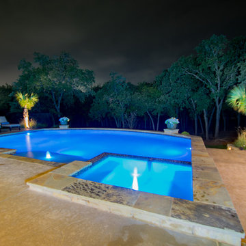 Countryside Hillside Pool, Spa and Cabana in Trophy Club