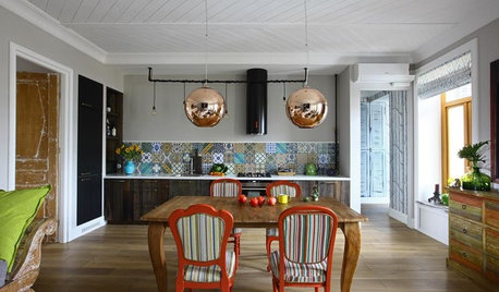 Houzz Tour: An Open-plan Flat That Celebrates Bold, Quirky Style