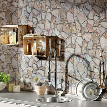 Brick Wallpaper Accent Wall