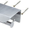 Transolid Paper Holder, Brushed Stainless