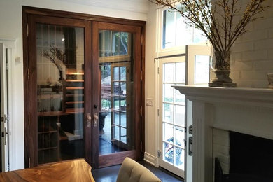 Inspiration for a timeless wine cellar remodel in Los Angeles