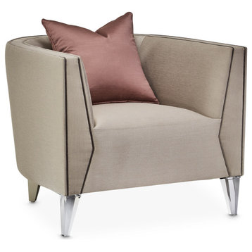 Linea Matching Chair - Metallic/Silver Mist