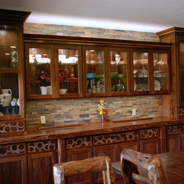 Walnut China Hutch