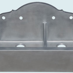 Zinc Sink  |  Handcrafted Metal - Kitchen Sinks