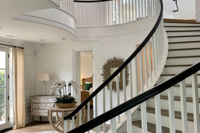 Inspiration for a contemporary staircase remodel in Orange County
