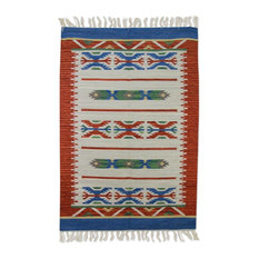 Geometric Revelation Wool Rug, 4x6