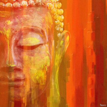 "Buddha" Fine Art Canvas Print, 40"x40"