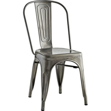 Galton Side Chair - Gunmetal