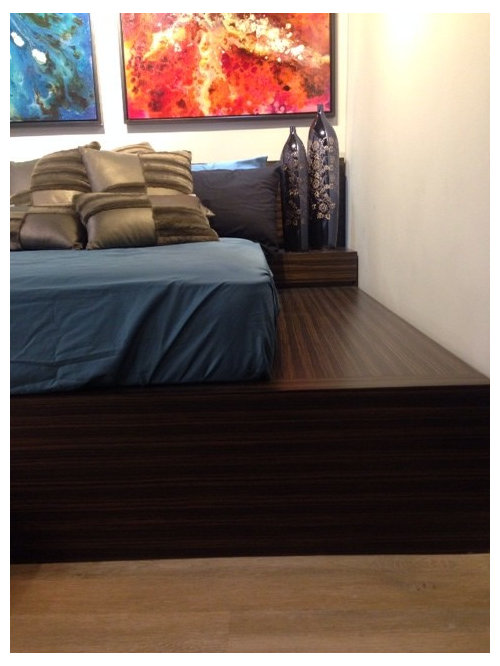 The custom made bed frame