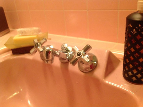 I Want To Save My Pink Bathroom Sinks