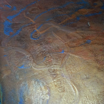 Decorative kitchen floor in Long Island