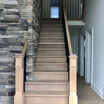 Stone Veneer Fireplace and Accent Wall - Massapequa, NY 11758