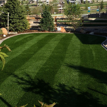 Artificial Grass Lawn with Mow Patterns