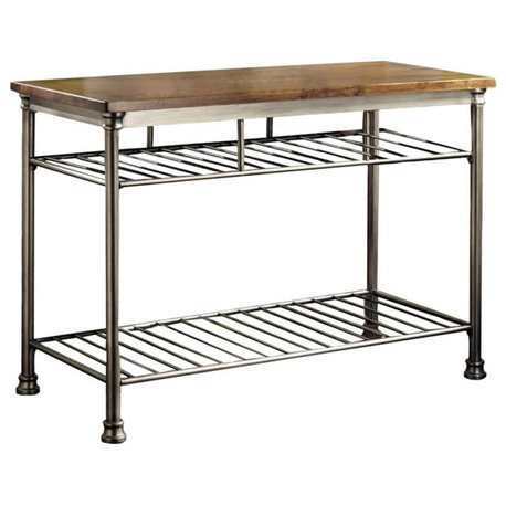 Homestyles Orleans Brown Kitchen Island