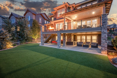 Design ideas for a contemporary landscaping in Denver.