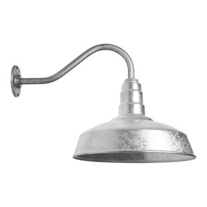 Short Neck Barn Lighting The Gardena Farmhouse Style Steel Light