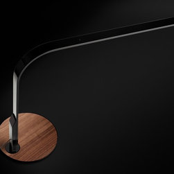 Lim 360 Table Task Lamp | Black and Walnut - Table Lamps