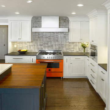 Chatham Pop of Color Kitchen Renovation