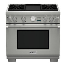 Thermador 36" Pro Grand Gas Range, Stainless Steel Natural Gas | PRG364JDG - Gas Ranges And Electric Ranges