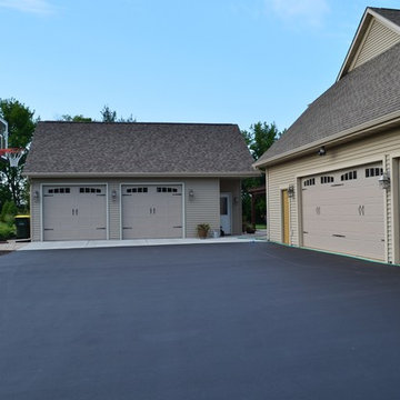 Michael F's Pro Dunk Platinum Basketball System on a 40x32 in Fond du Lac, WI