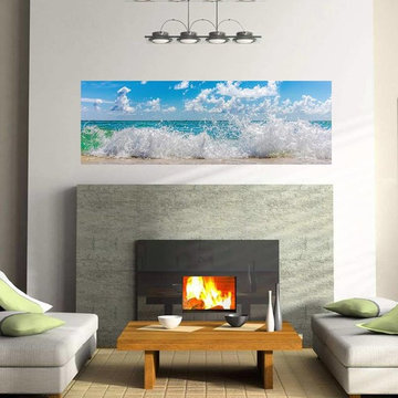 60" x 20" Inkjet Print & Gallery Acrylic Facemount w/ aluminum cleat back frame