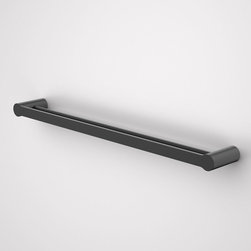 Caroma Urbane Double Towel Rail - Black - Towel Rails and Hooks