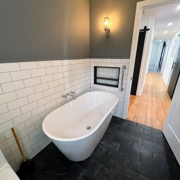 Some before and during our current Jefferson Heights, Catskill NY complete home