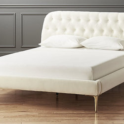 Seraphina Velvet Bed | CB2 - Baby And Kids