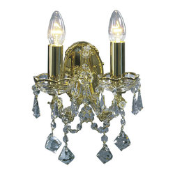 Inviting Home Inc. - Maria Theresa Crystal Sconce, Select Crystal - Wall Sconces