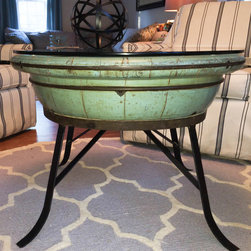Custom Barrel Table Legs - Coffee Tables