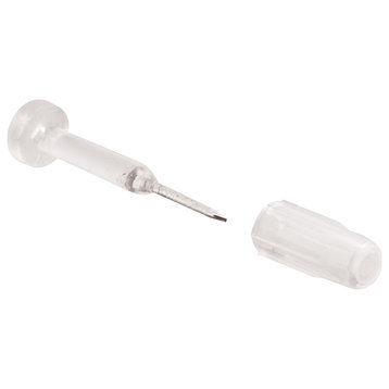 Window Grid Retainer Pin, Clear Plastic