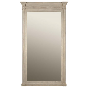 98" Rectangle EXTRA Large Floor Mirror Antique Gray Pine Frame