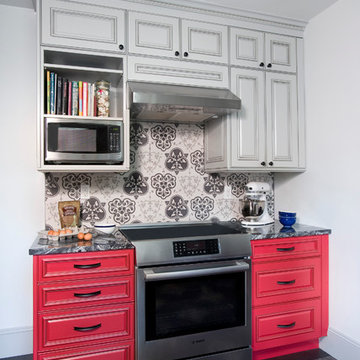 Balanced cooking area.
