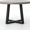 Cyrus Round Dining Table-48"-Grey