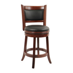 1st Avenue - Dune Augusta Swivel Counter Stool, Cherry - Bar Stools and Counter Stools