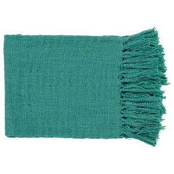 Tilda TID-001 59"x51" Throw Blanket, Emerald