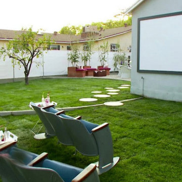 Landscape with outdoor theater