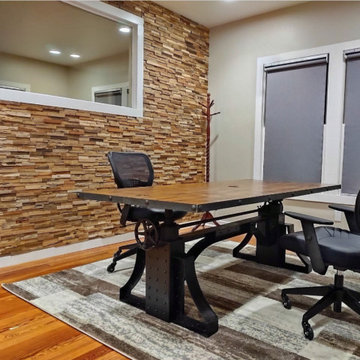 Stunning Industrial Cast Iron Dining Room Table, Conference Table, Office Desk