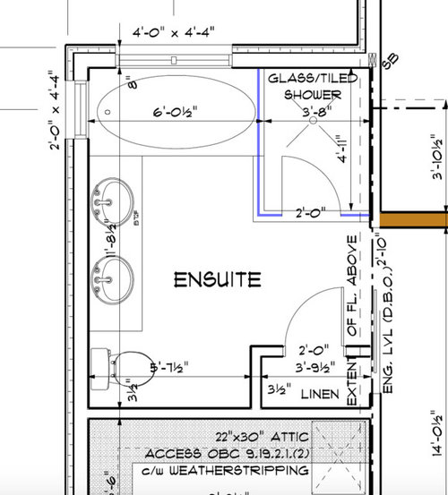 bathroom dimensions layout