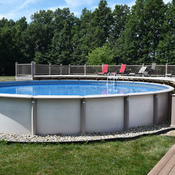 Above ground with deck