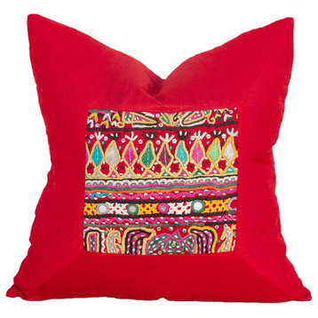 Sara Indian Silk Decorative Pillow